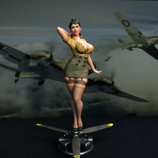 Army Pilot Pin-Up Girl