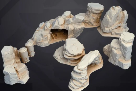 Badlands Hideout — Star Wars 3D model