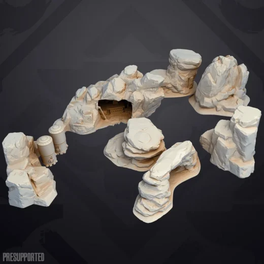 Badlands Hideout — Star Wars 3D model