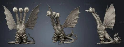 King Ghidorah — Godzilla 3D model