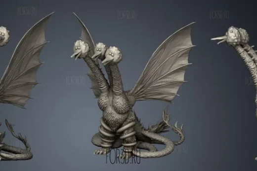 King Ghidorah — Godzilla 3D model