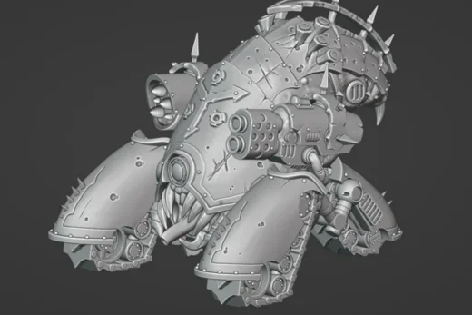 Bubonic Pox Bombard — Warhammer 40,000 3D model