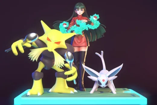 Sabrina — Pokémon 3D model