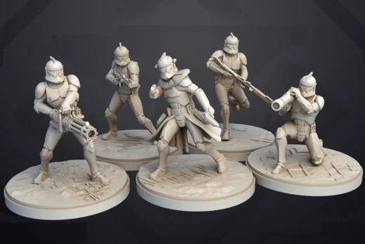 Clone Trooper Phase 1 CC-3714 "Fil" — Star Wars 3D model