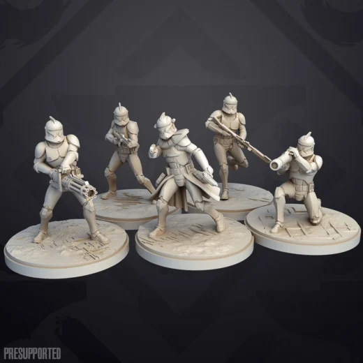 Clone Trooper Phase 1 CC-3714 "Fil" — Star Wars 3D model