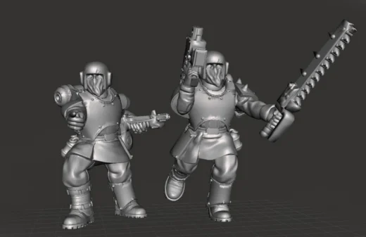Corrupted Guard — Warhammer 40,000 3D model