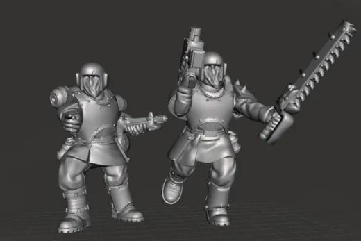 Corrupted Guard — Warhammer 40,000 3D model
