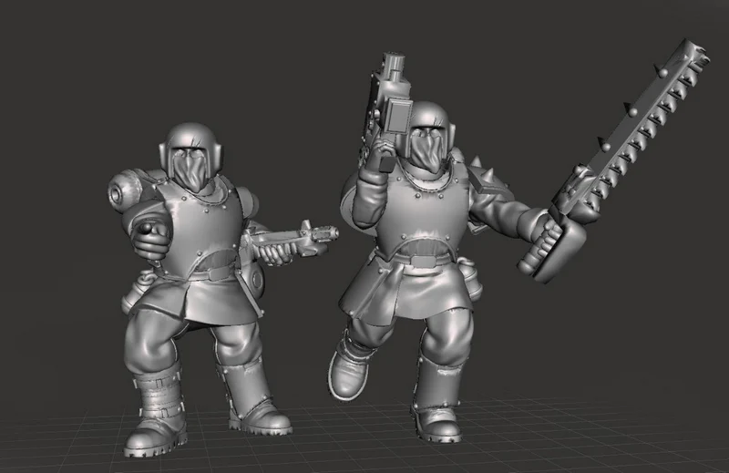 Corrupted Guard — Warhammer 40,000 3D model
