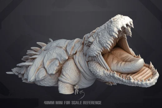 Dinosaur Turtle — Sci-Fi 3D model