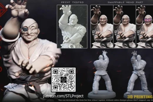 Doppo Orochi — Baki 3D model