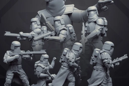 Extraction Trooper Squad — Star Wars 3D model