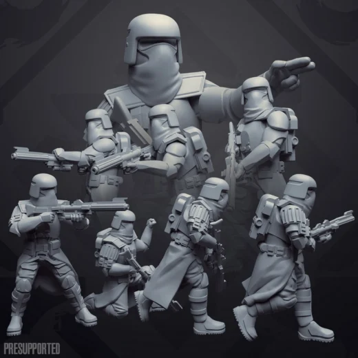 Extraction Trooper Squad — Star Wars 3D model
