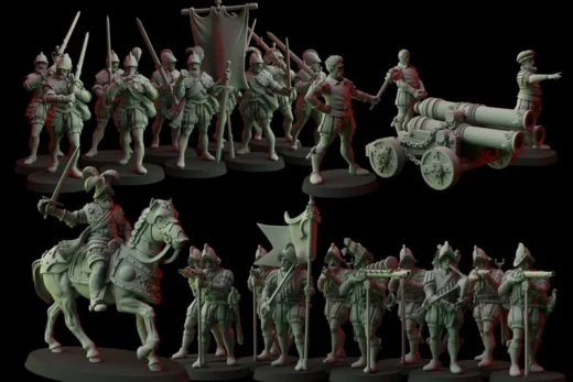 Empire Soldiers — Fantasy Cult Miniatures 3D model