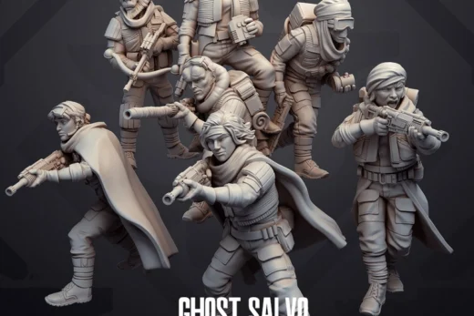 Fire Team Ghost Salvo — Star Wars 3D model