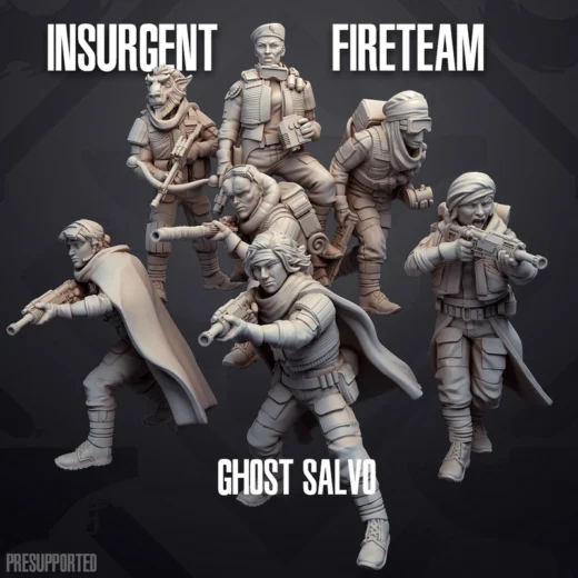 Fire Team Ghost Salvo — Star Wars 3D model