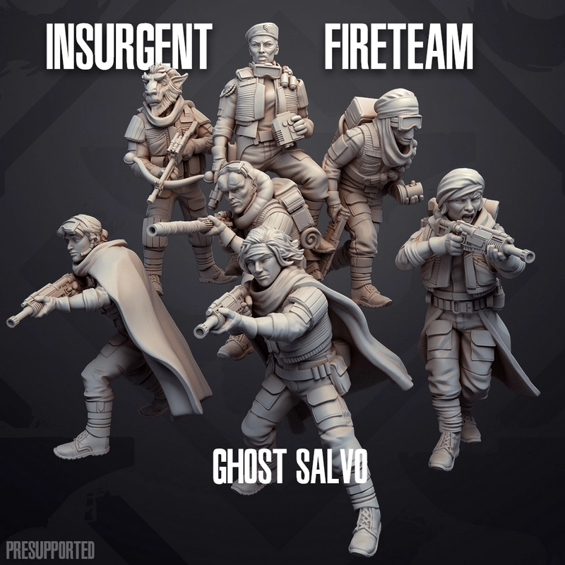 Fire Team Ghost Salvo — Star Wars 3D model