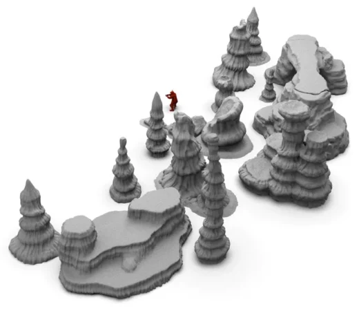 Geonosia Scatter Terrain — Star Wars 3D model