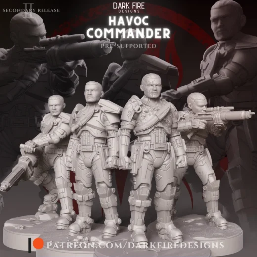 Havoc Commander — Star Wars 3D model