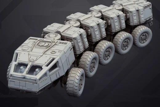 HCVw A9.2 Juggernaut Transport — Star Wars 3D model