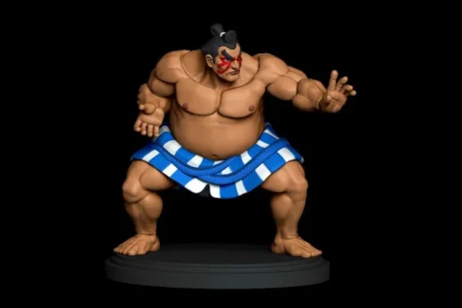E. Honda — Street Fighter 3D model