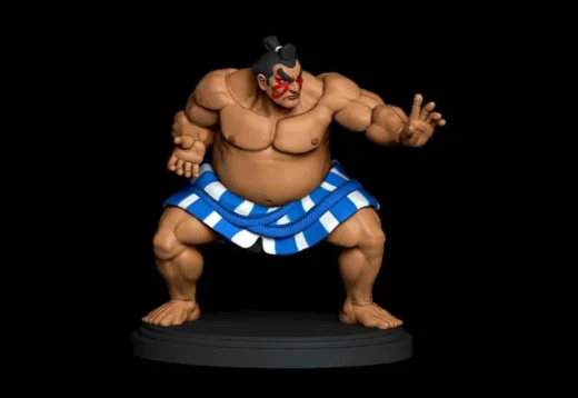 E. Honda — Street Fighter 3D model