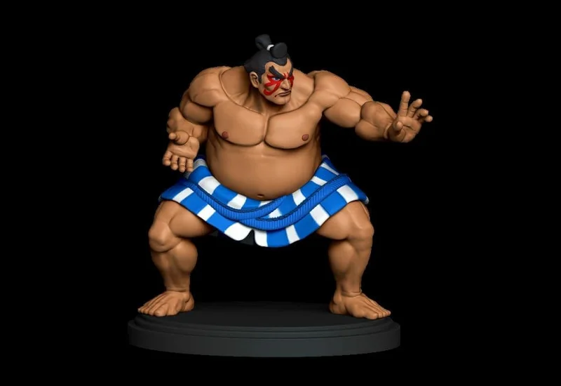 E. Honda — Street Fighter 3D model
