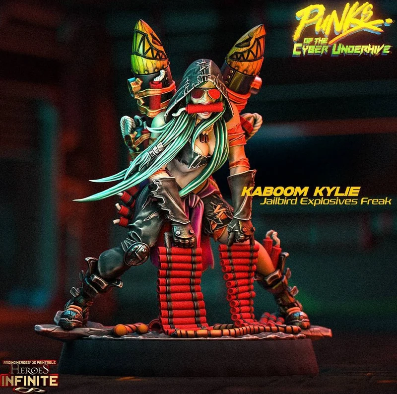 Kaboom Kylie 3D model
