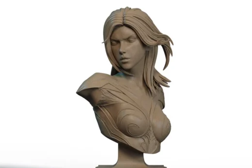 Kai'Sa Bust — League of Legends 3D model