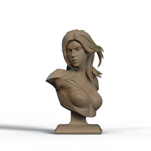 Kai'Sa Bust — League of Legends 3D model