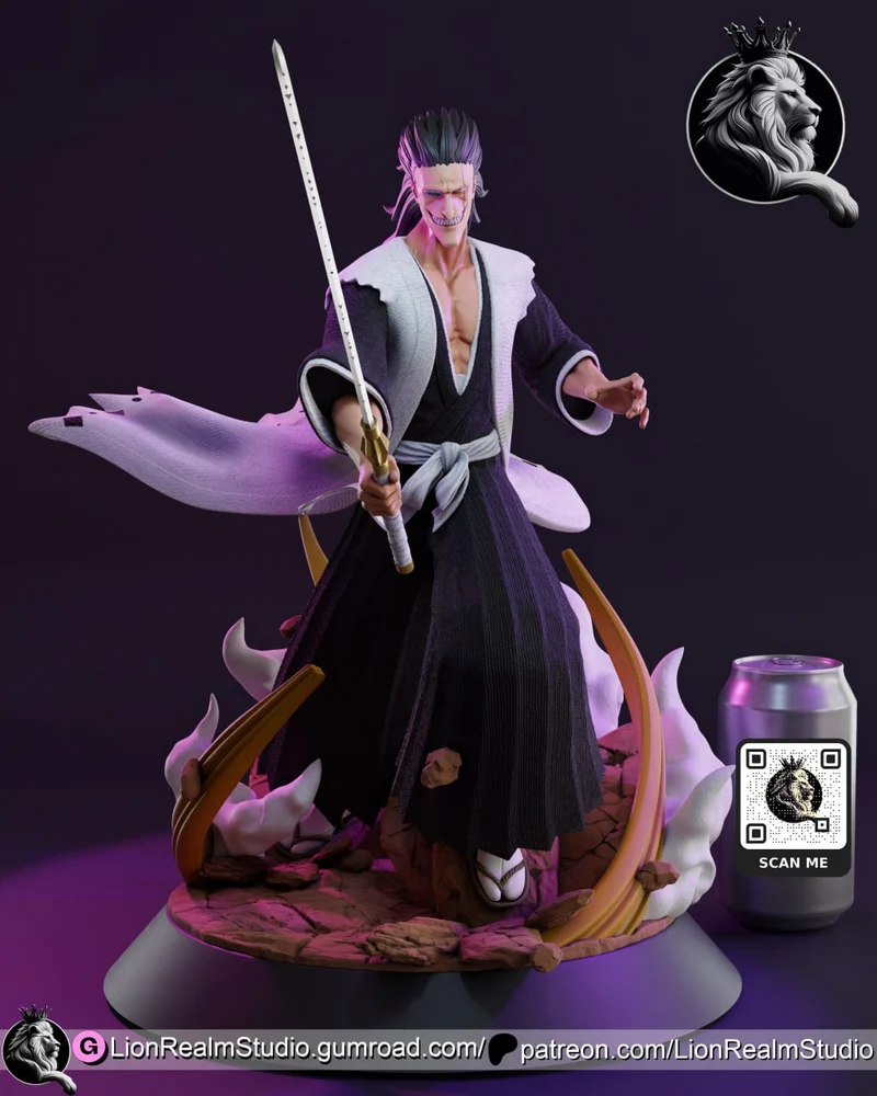 Kenpachi Zaraki — Bleach 3D model