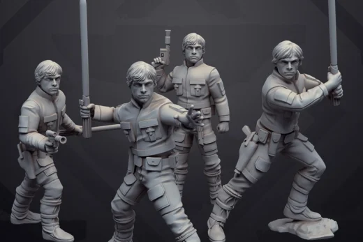 Luke Skywalker — Star Wars 3D model