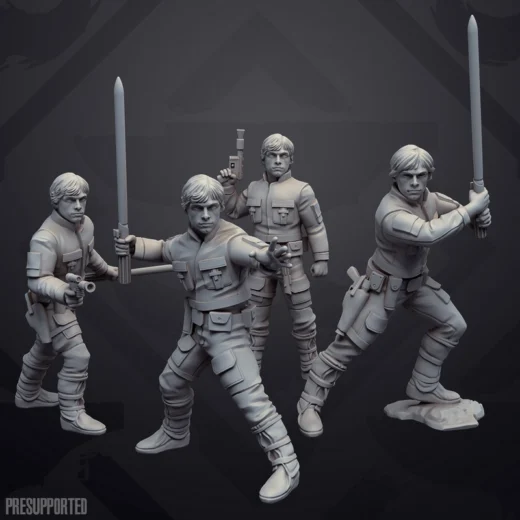 Luke Skywalker — Star Wars 3D model