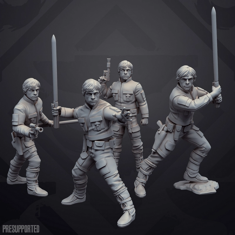 Luke Skywalker — Star Wars 3D model
