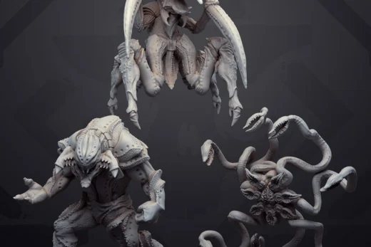 Majestic 13 Aliens Set 1 — Sci-Fi 3D model