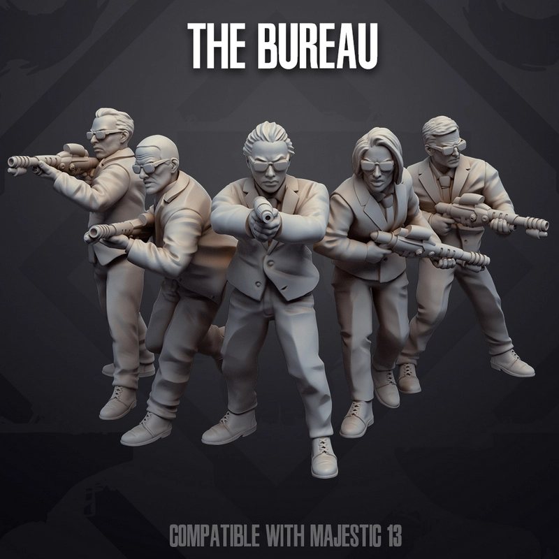 Majestic 13 The Bureau — Sci-Fi 3D model