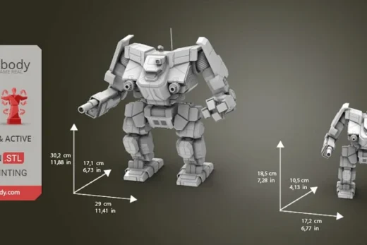 Awesome — BattleTech 3D model