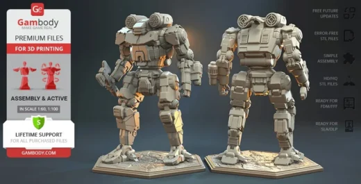 Axman — BattleTech 3D model