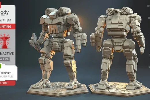 Axman — BattleTech 3D model
