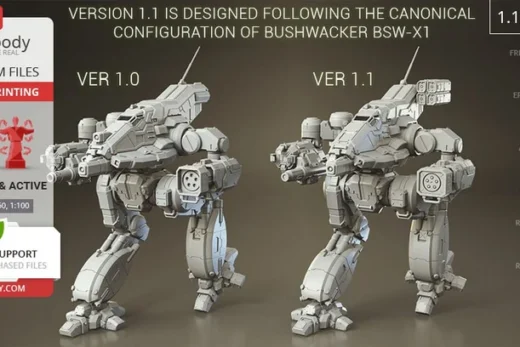 Bushwacker — BattleTech 3D model