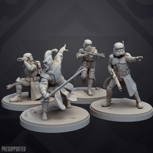 Marine Commander Legion Scale — Star Wars 3D model