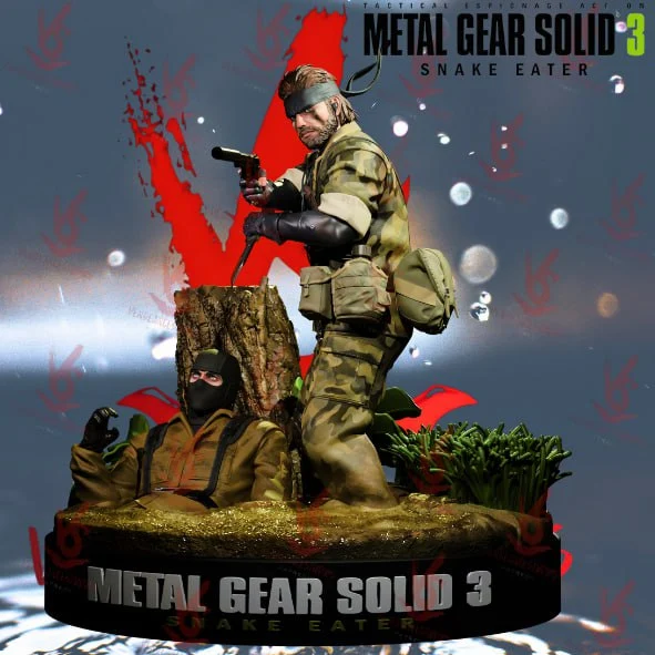 Naked Snake — Metal Gear Solid 3 3D model