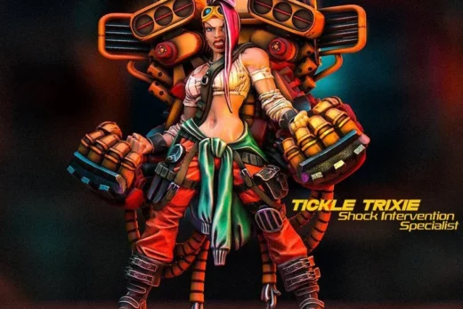 Miss Monsoon & Holo Dragon DR4K3 3D model