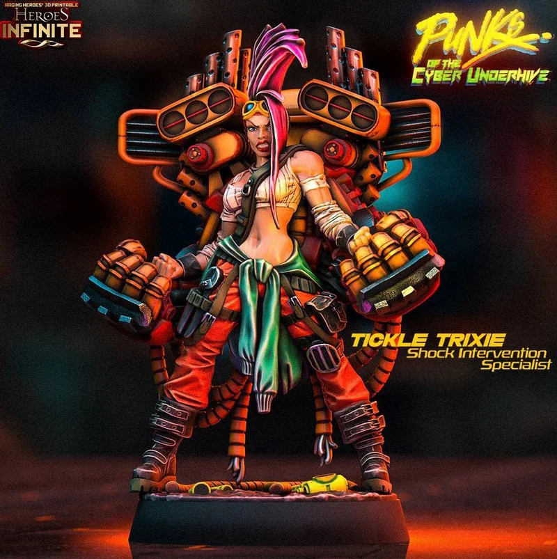 Miss Monsoon & Holo Dragon DR4K3 3D model