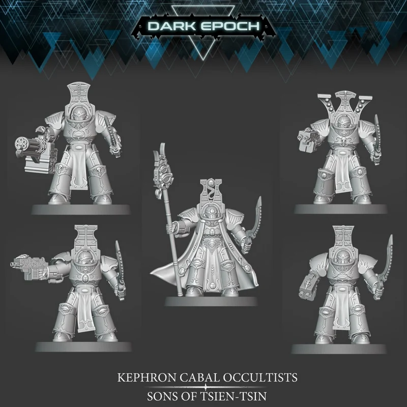 Kephron Cabal Occultists — Warhammer 40,000 3D model