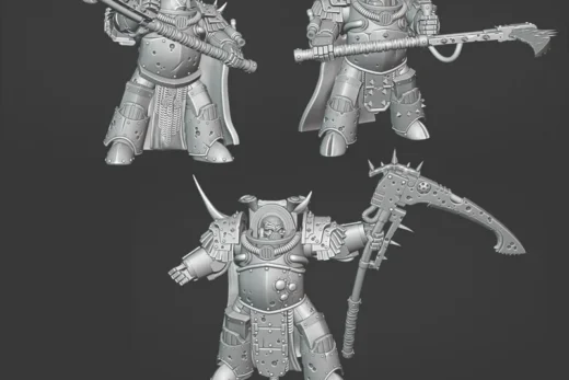 Pestilent Plaguereapers — Warhammer 40,000 3D model