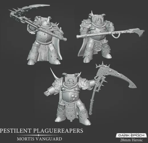 Pestilent Plaguereapers — Warhammer 40,000 3D model