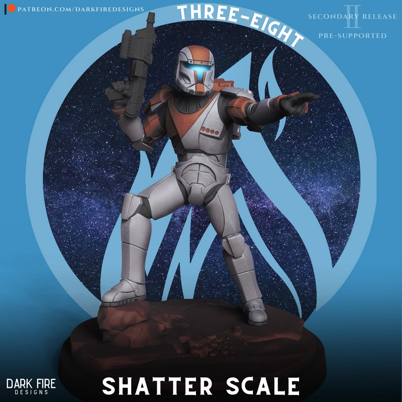 RC-1138 "Boss" — Star Wars 3D model