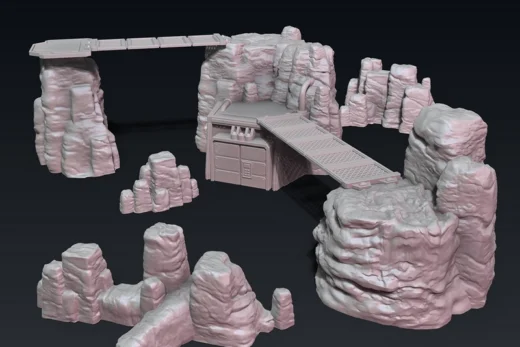 Rebel Hideout — Star Wars 3D model