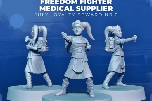 Rebel Trooper Twi'lek Medical Supplier — Star Wars 3D model