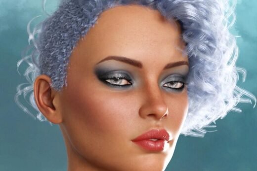 Rogue Hair For Genesis 9 and 8